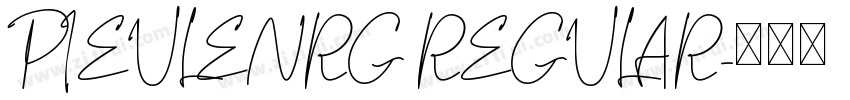 PIEULENRG REGULAR字体转换